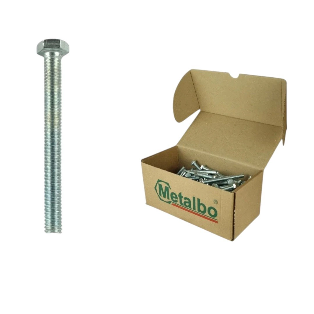 Parafuso Sextavado Zincado 5/16x4  100 Pcs
