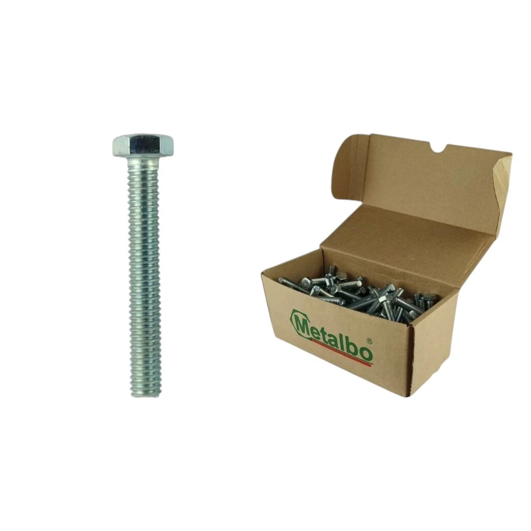 Parafuso Sextavado Zincado 3/8x3  100 Pcs