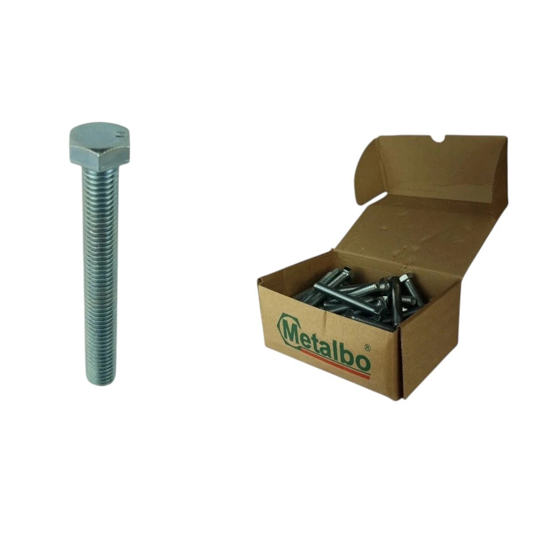 Parafuso Sextavado Zincado 1/2x4  50 Pcs