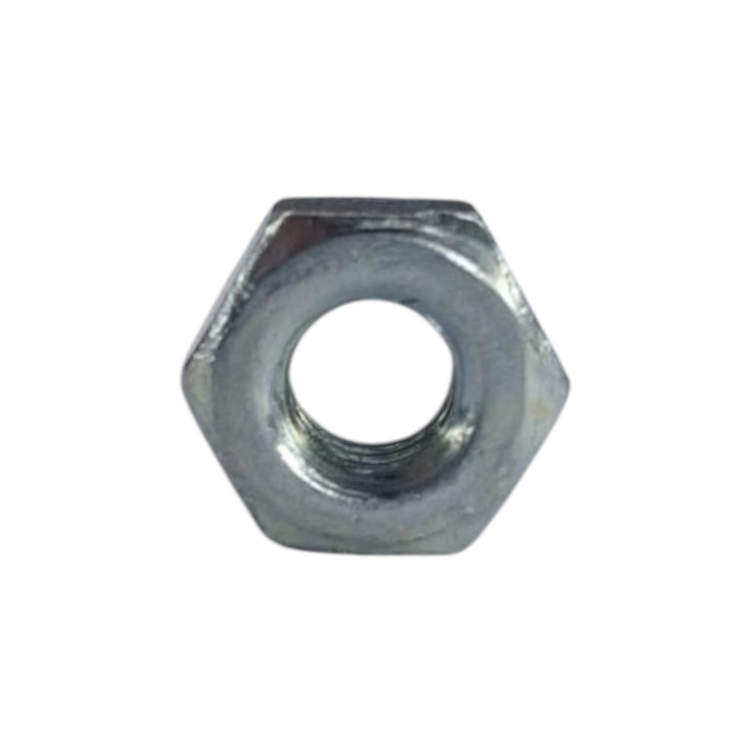 Porca Sextavada Zincada Rosca Unc - 1/4 100 Peças