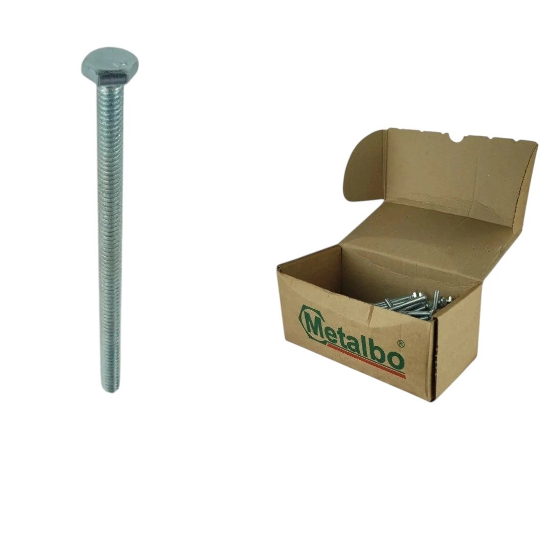 Parafuso Sextavado Zincado 1/4x4  100 Pcs