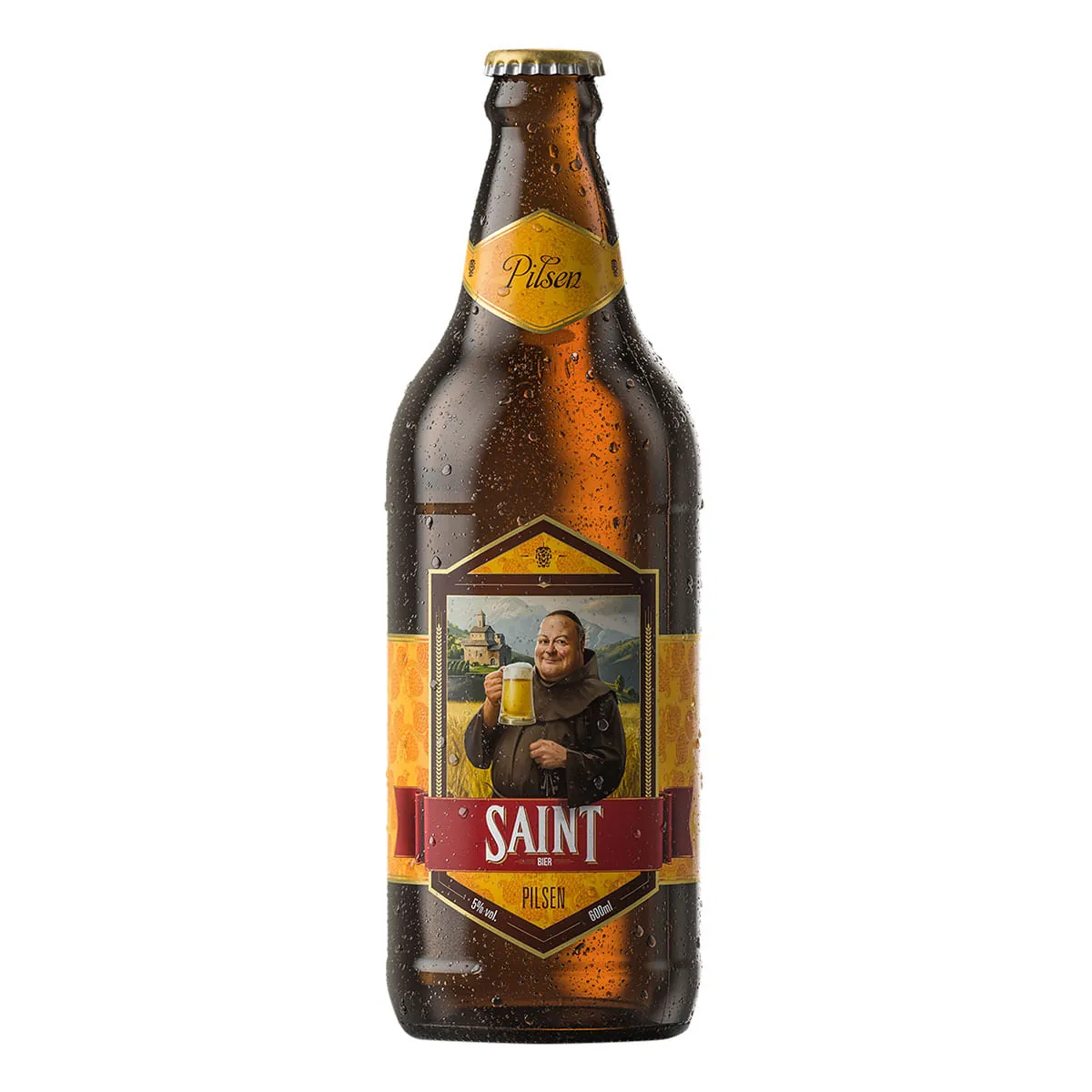 Cerveja Saint Bier Especiais American Pilsen Lager 600ml