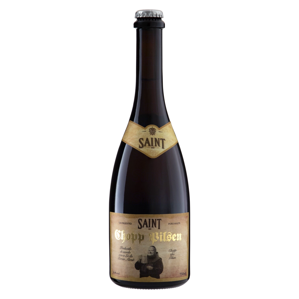 Chopp Pilsen Puro Malte Saint Bier Garrafa 750ml