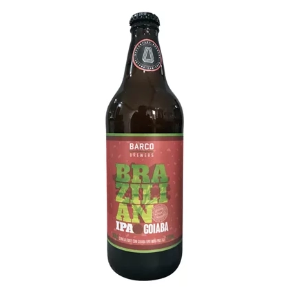 Cerveja Ipa Brazilian Goiaba Barco Garrafa 600ml