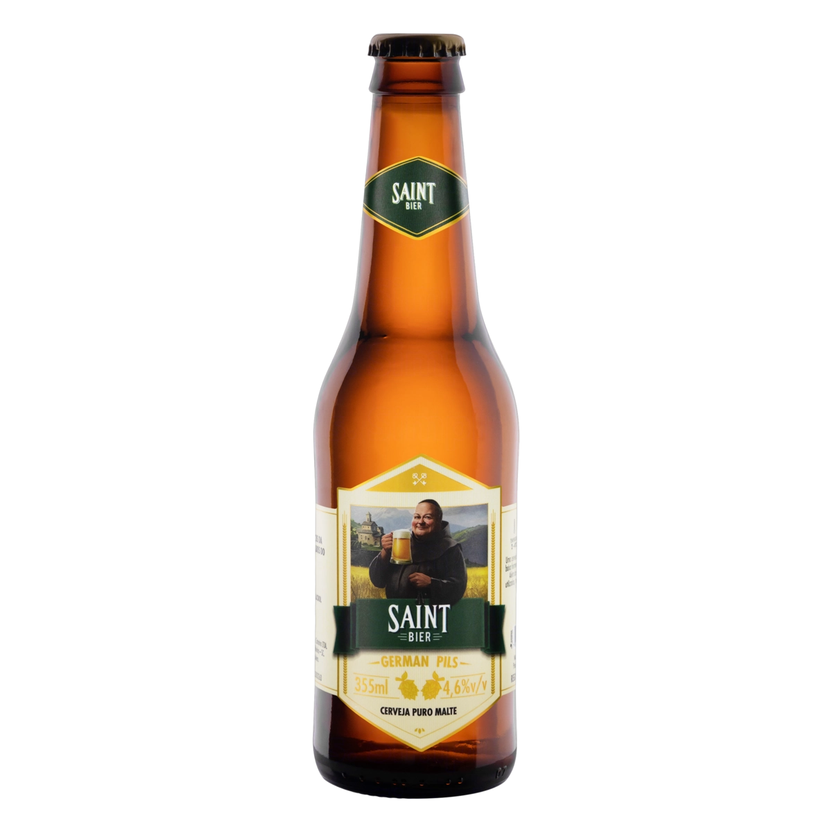 Cerveja German Pils Puro Malte Saint Bier Garrafa 355ml