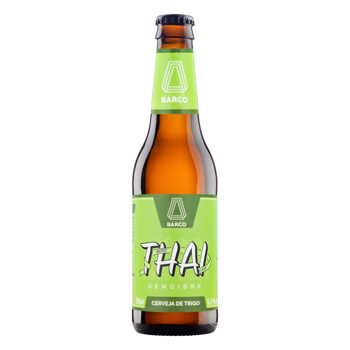Cerveja Weiss Thai Gengibre Barco Garrafa 355ml