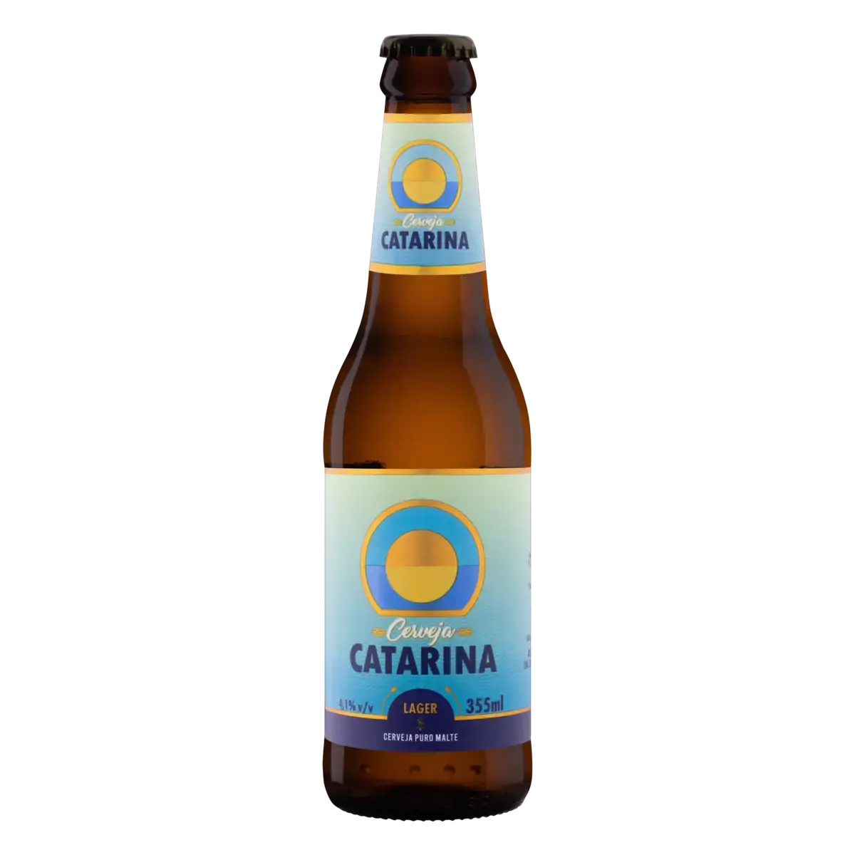 Cerveja Lager Puro Malte Catarina Garrafa 355ml