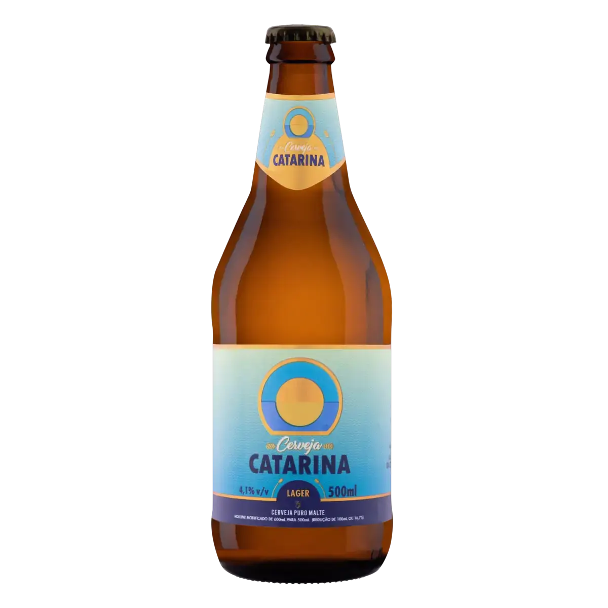 Cerveja Lager Puro Malte Catarina Garrafa 500ml