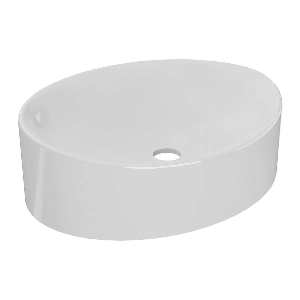 Cuba Sobrepor Banheiro Oval 33x11x35cm Multimóveis Cr10149