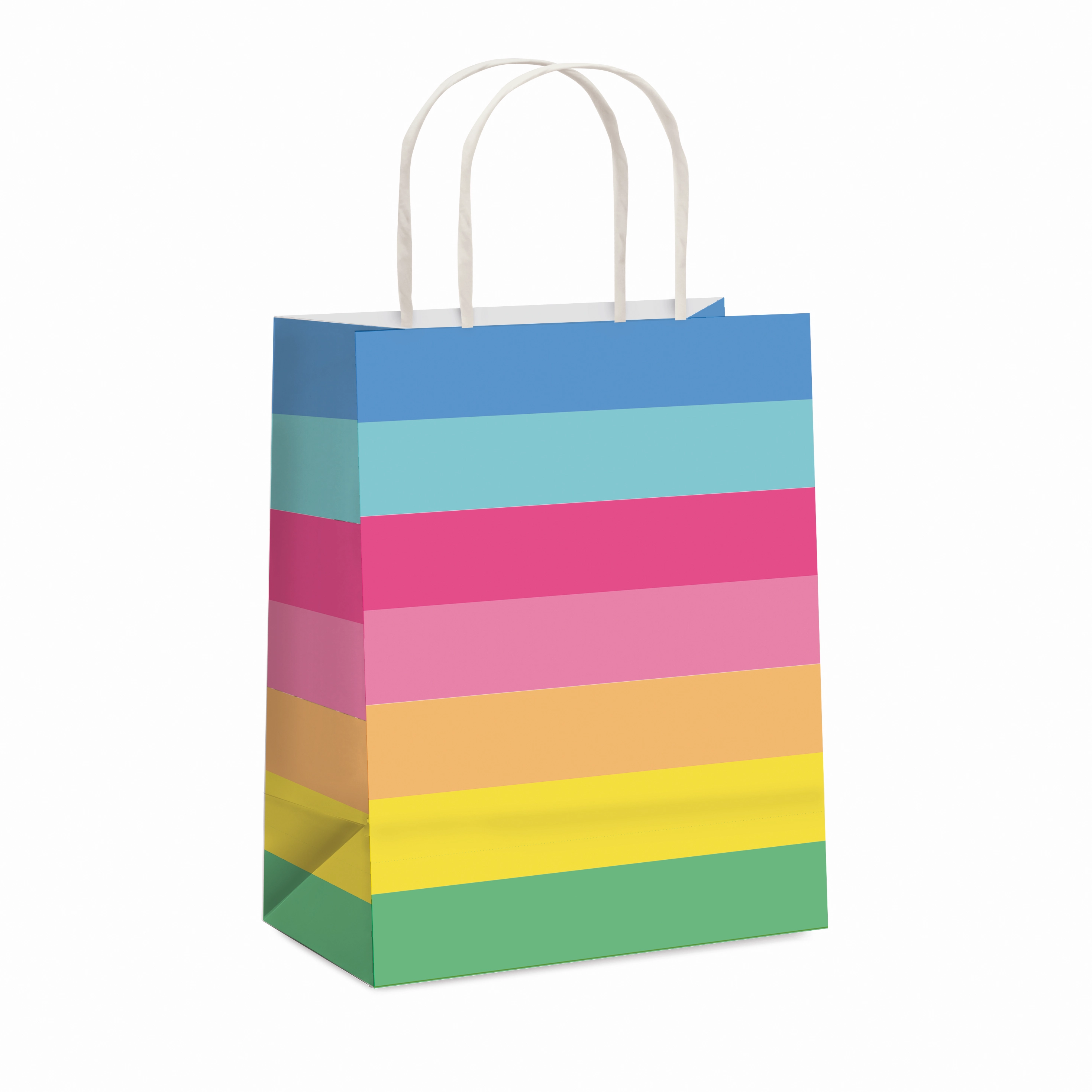 Sacola Para Presente 32x26,5x13cm Arco Iris Pt 1 Un
