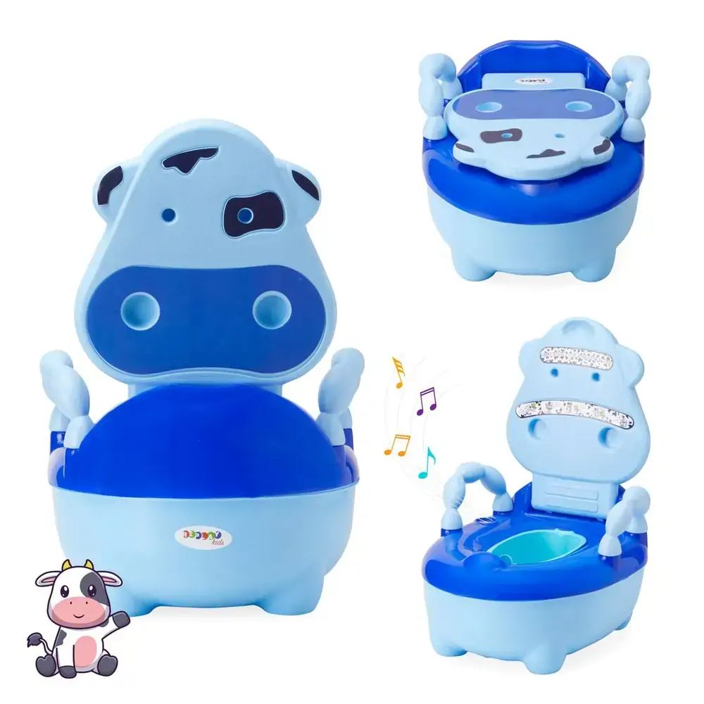 Troninho Penico Infantil Musical Mimoso Azul - Replay Kids