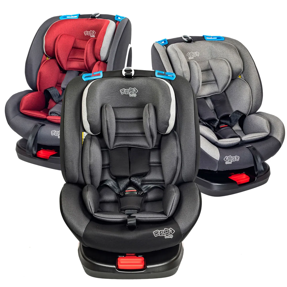 Cadeira de Carro infantil Max360 Isofix 36kgs Maxi Baby - Cinza