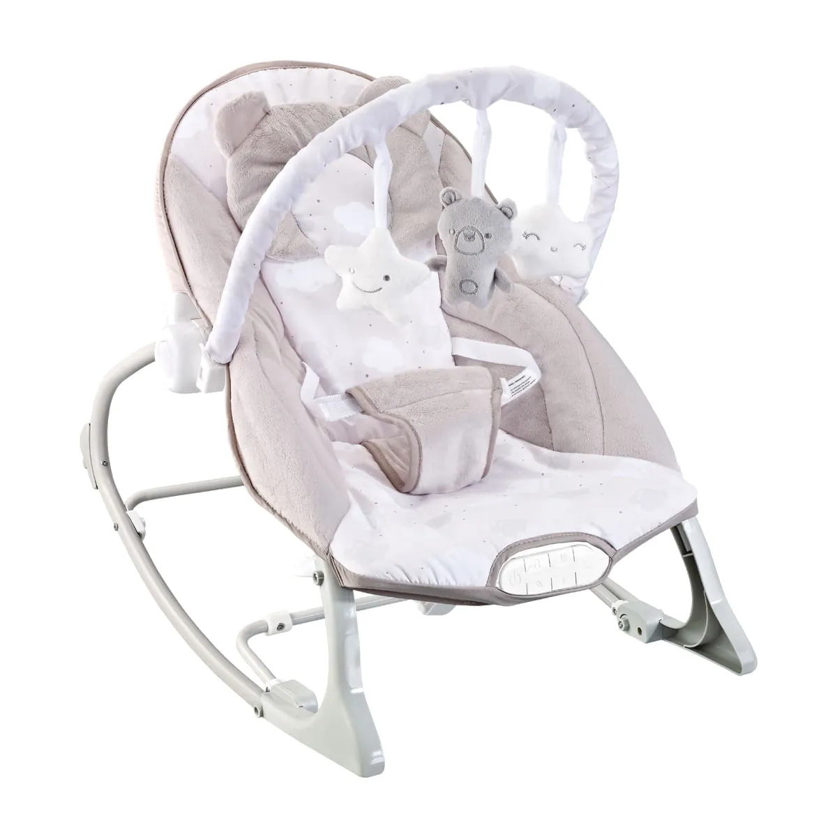 Cadeira de Descanso Bebê Musical Polar Bege 18kgs Maxi Baby