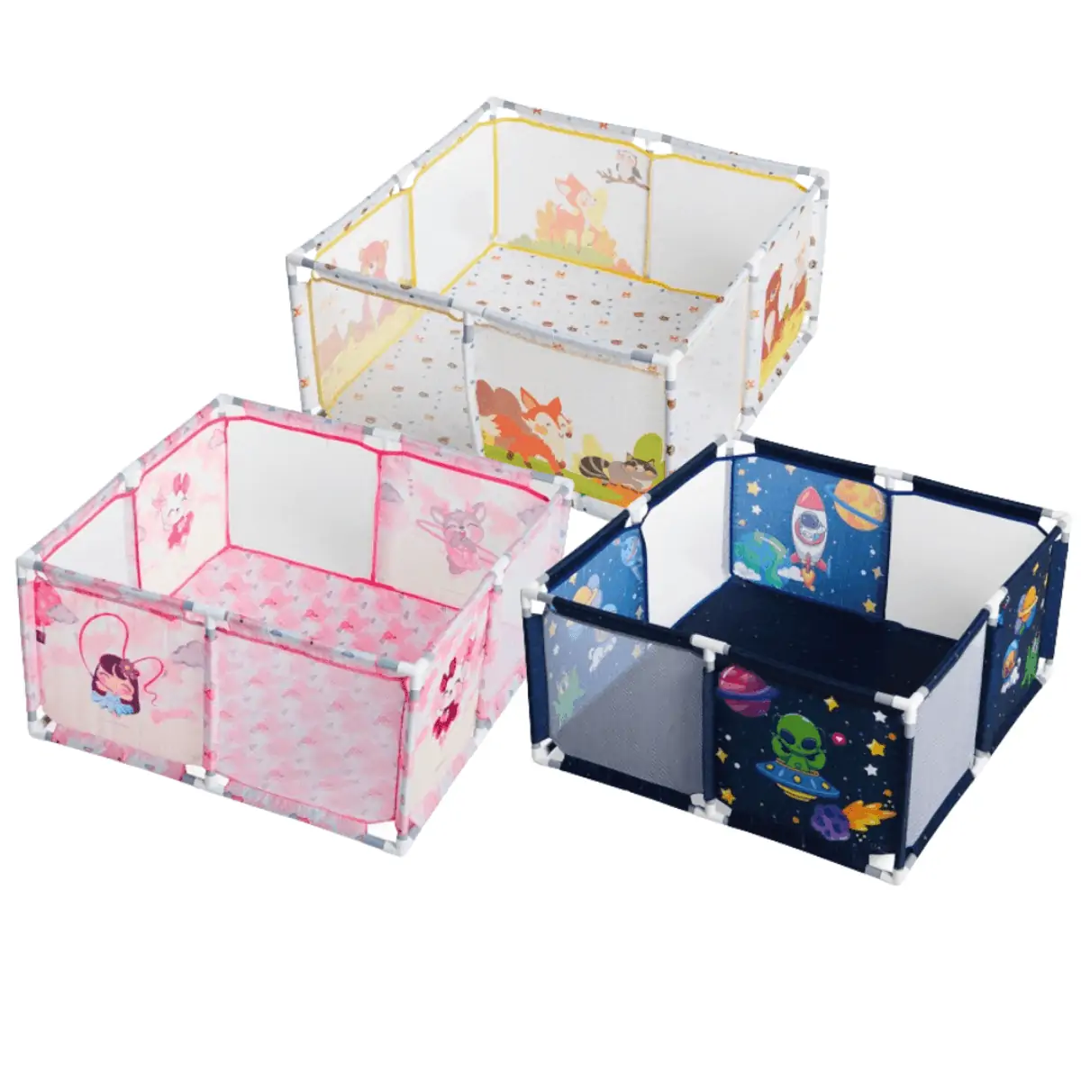 Cercadinho de Bebê Chiqueiro Portátil Playpen2 Maxi Baby - ROSA