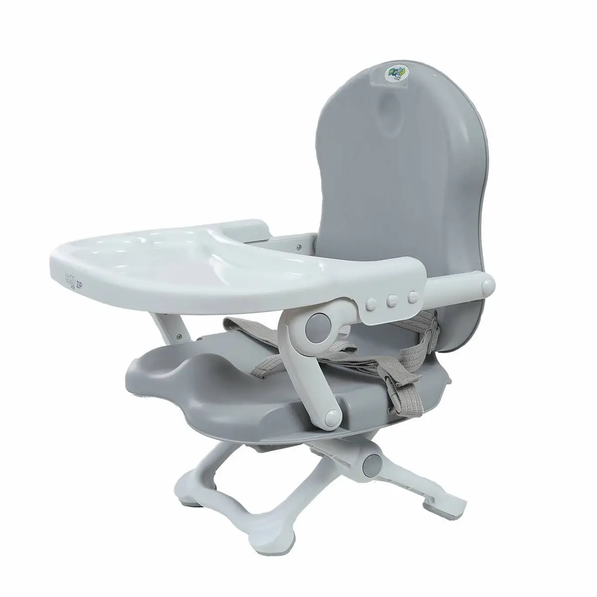 Cadeira De Alimentação Portátil P/ Bebê Zip - Maxi Baby - Cinza