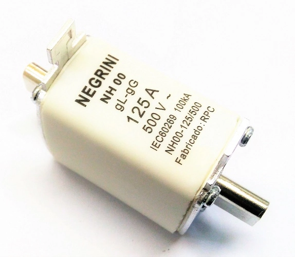 Fusível Nh-00 Gl/gg 100ka 500vca 125a
