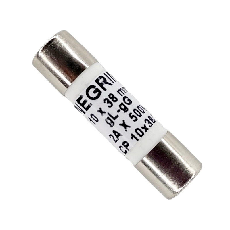Fusível Cartucho Porcelana 10x38 Mm Gl/gg 500vac 2a 10 Peças