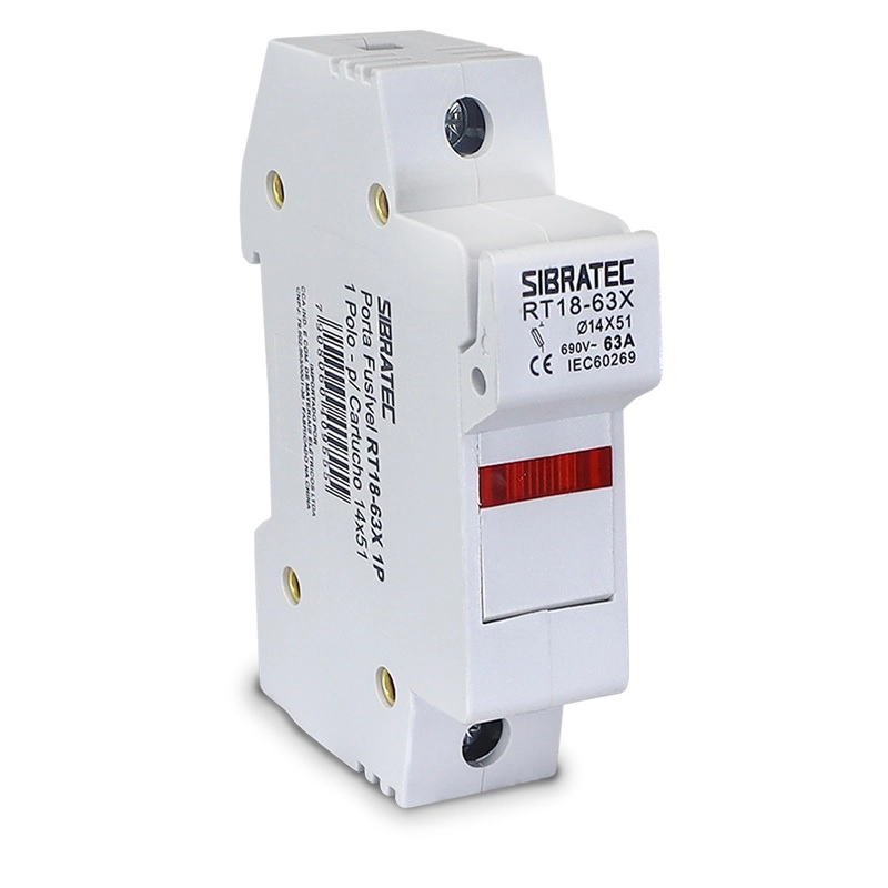 Seccionadora Porta Fusível 14x51 Mm 690vca Unipolar