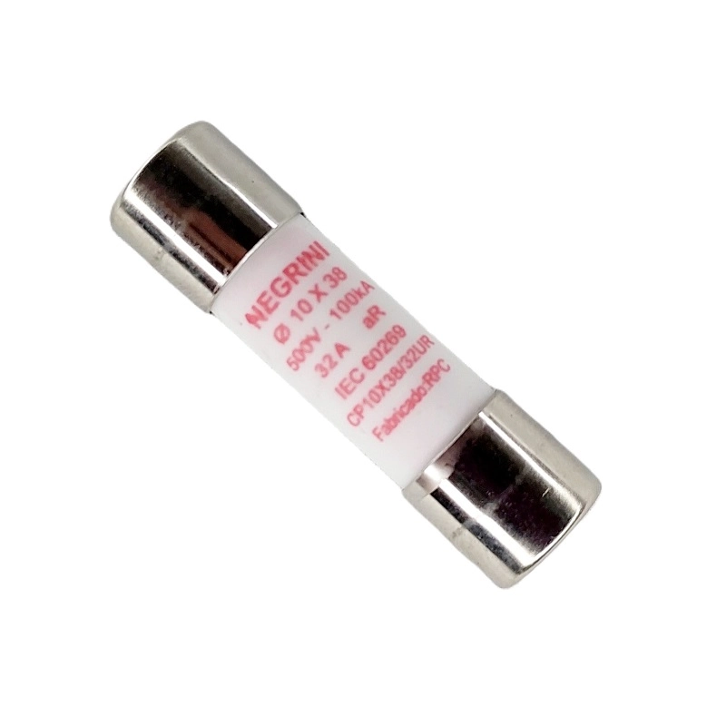 Fusível Cartucho Porcelana 10x38 Mm Ultra Rápido 500vac 32a 10 Peças
