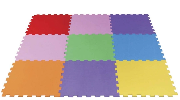 Tapete EVA Color 5mm - 9 peças (7008)