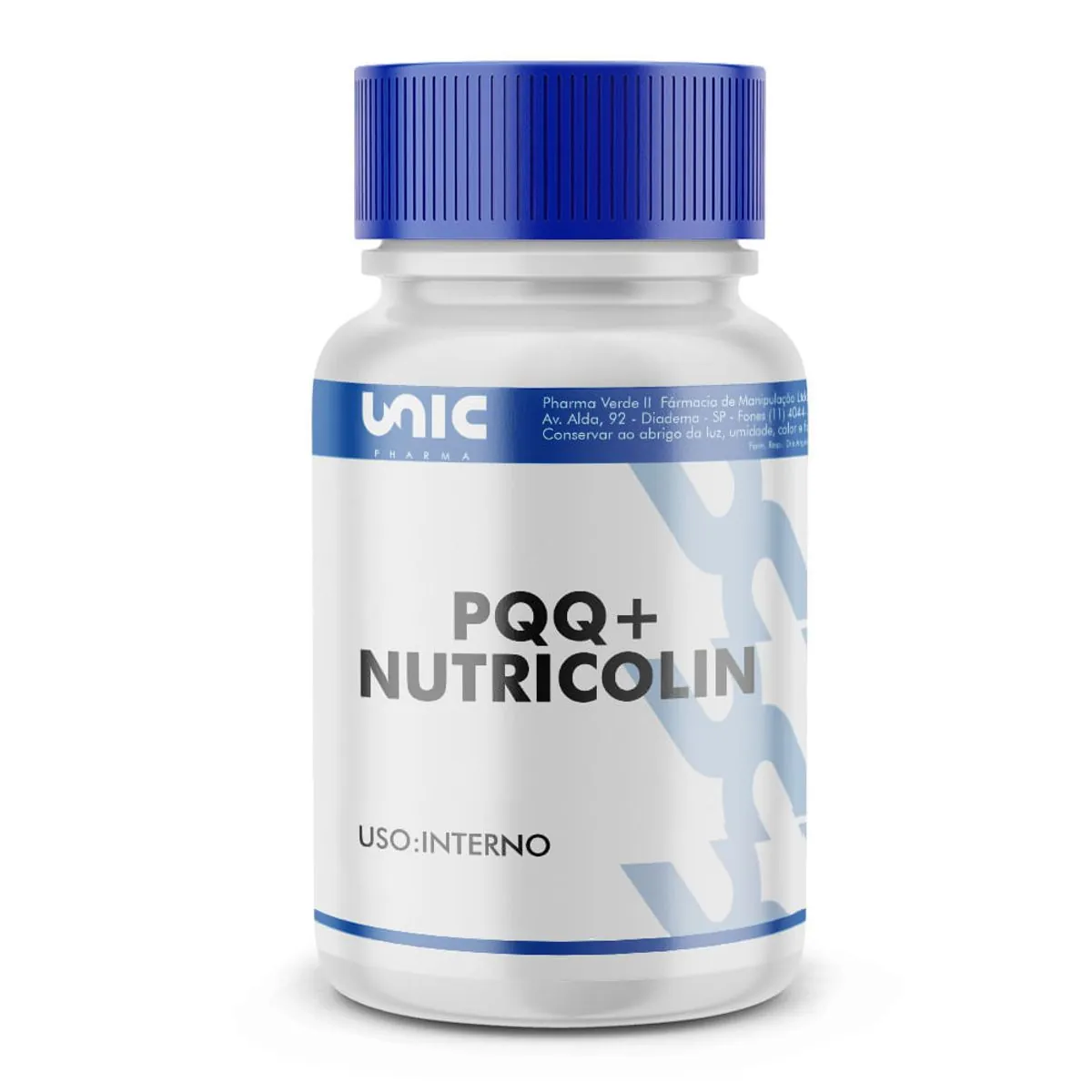 Pqq + nutricolin com selo de autenticidade 60 Cápsulas