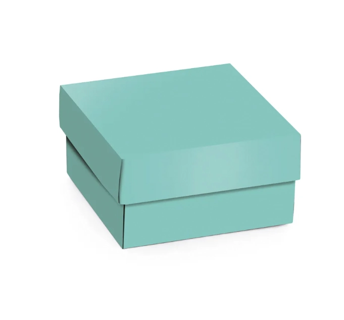 Caixa Mini Quadrada Aqua 9,5x9,5x4 M Cromus