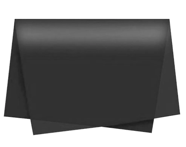 Papel Seda Auto Serv Preto 49x69