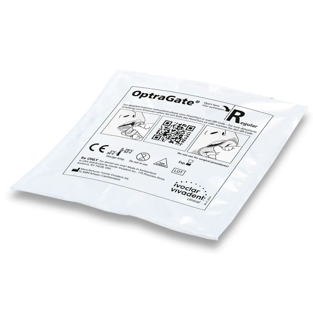 Afastador Labial Optragate 3D Refil com 1 - Ivoclar Vivadent - Optragate 3D Regular Refil com 1 - Iv