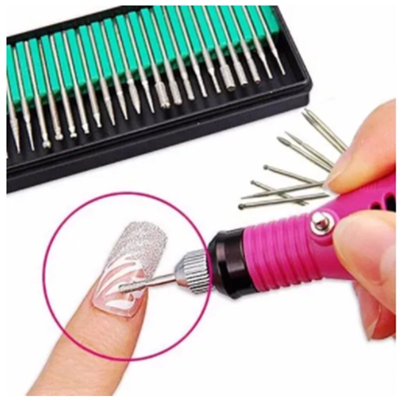 Kit 30 Brocas Lixa Elétrica P/ Pedras, Plásticos E Cerâmica