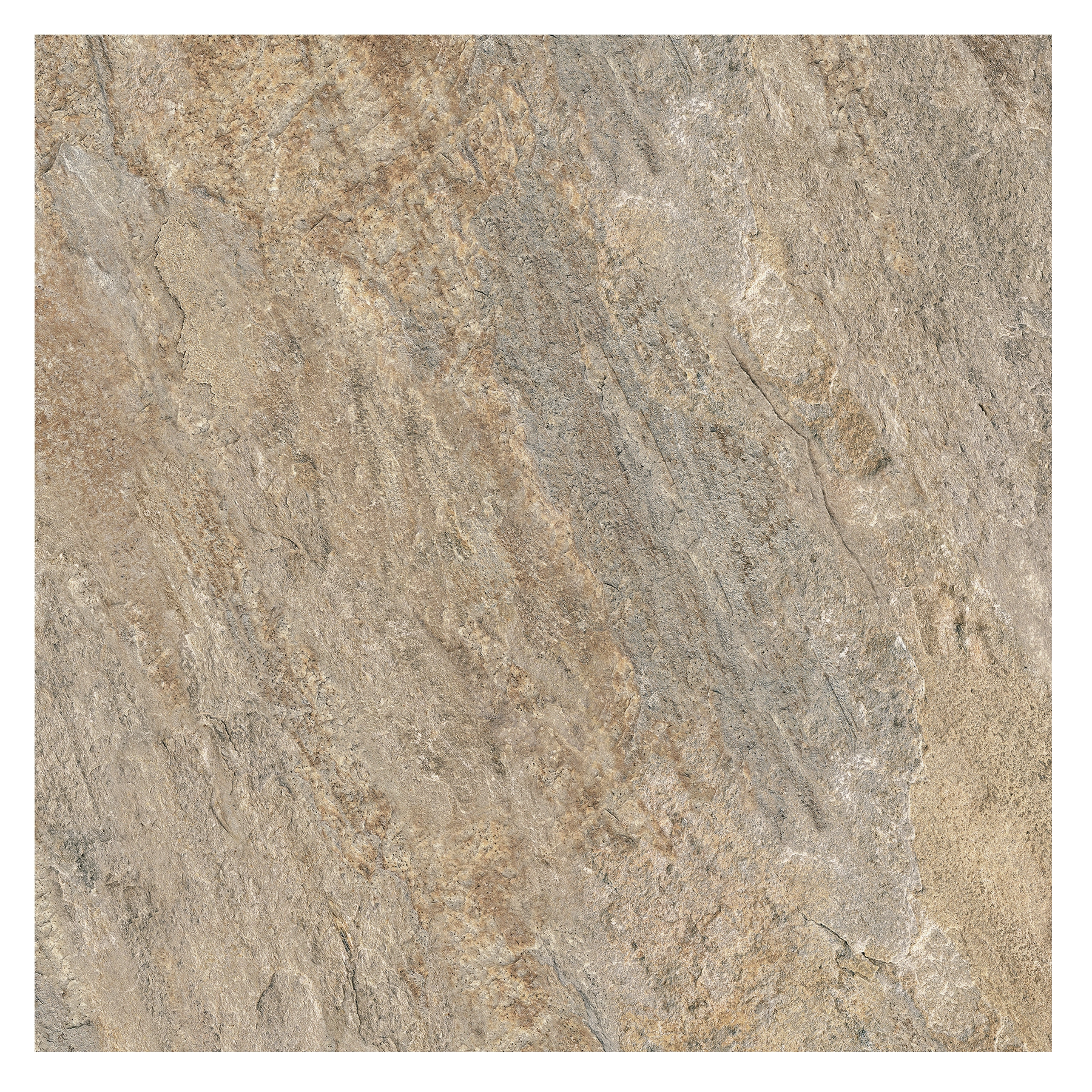 Piso Cerâmico Pedra Granilhado Borda Arredondada Externo 61x61cm Mineral Formigres
