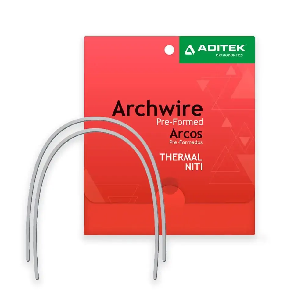 09.16.0595 Arco Niti Termo Natural Sup. 019x025 Com 10 - Aditek