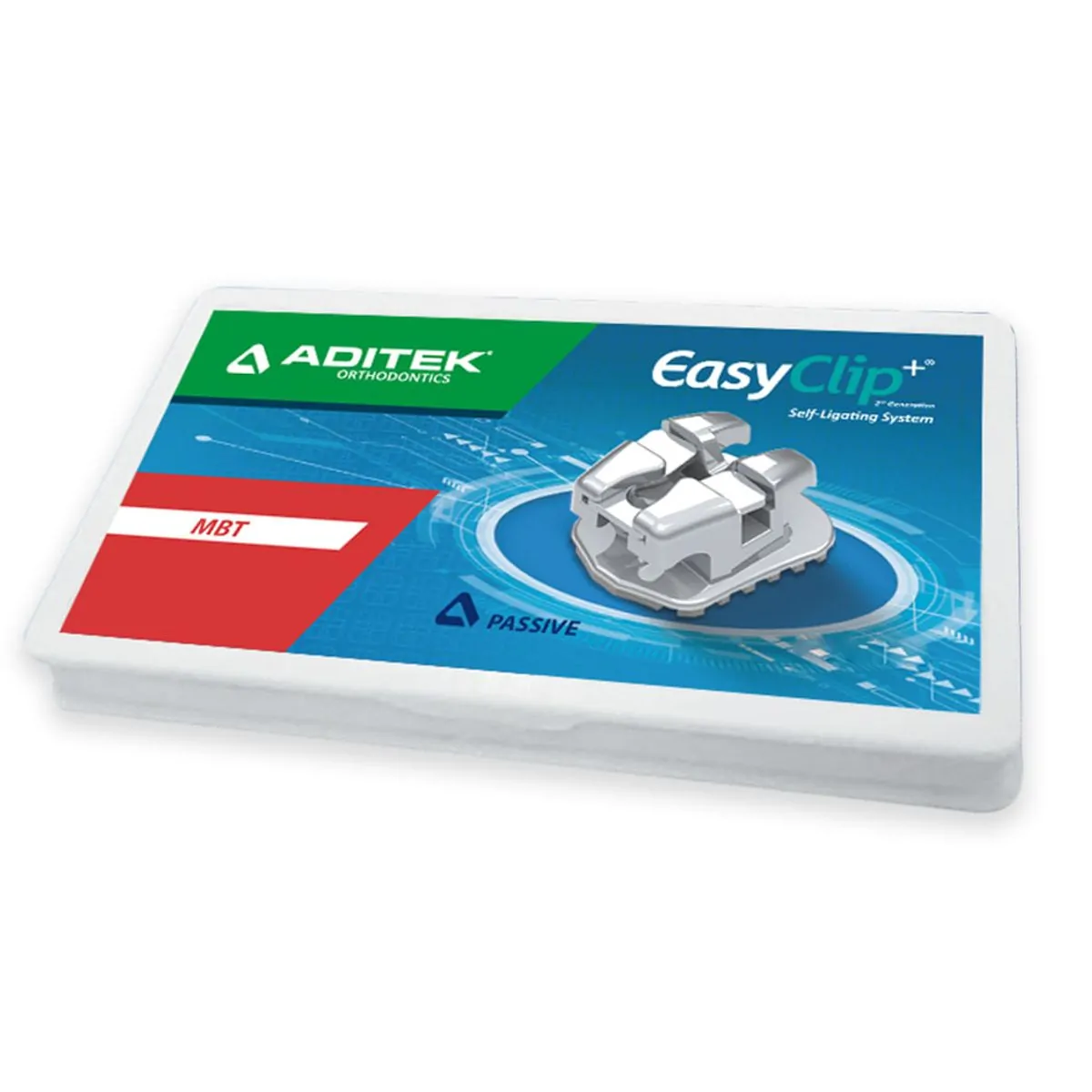 05.21.0890 Bráquete Metálico Autoligado Easyclip+ Passivo .022 Kit - Aditek