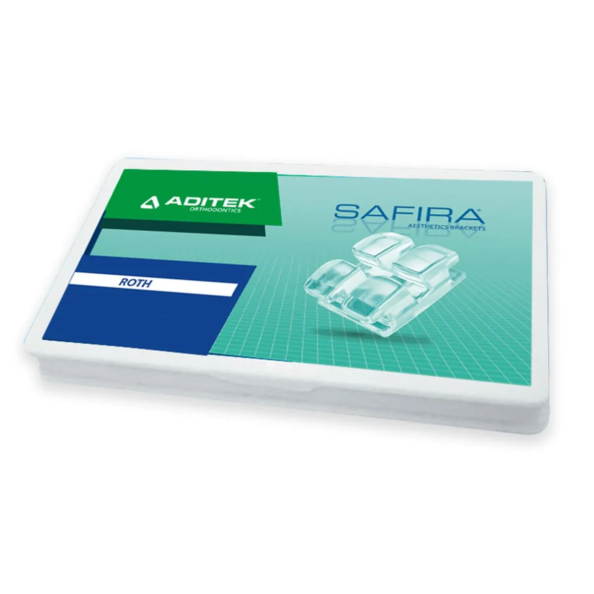 05.15.0390 Bráquete Safira Roth 0.22 Com Gancho 3,4,5 - Aditek