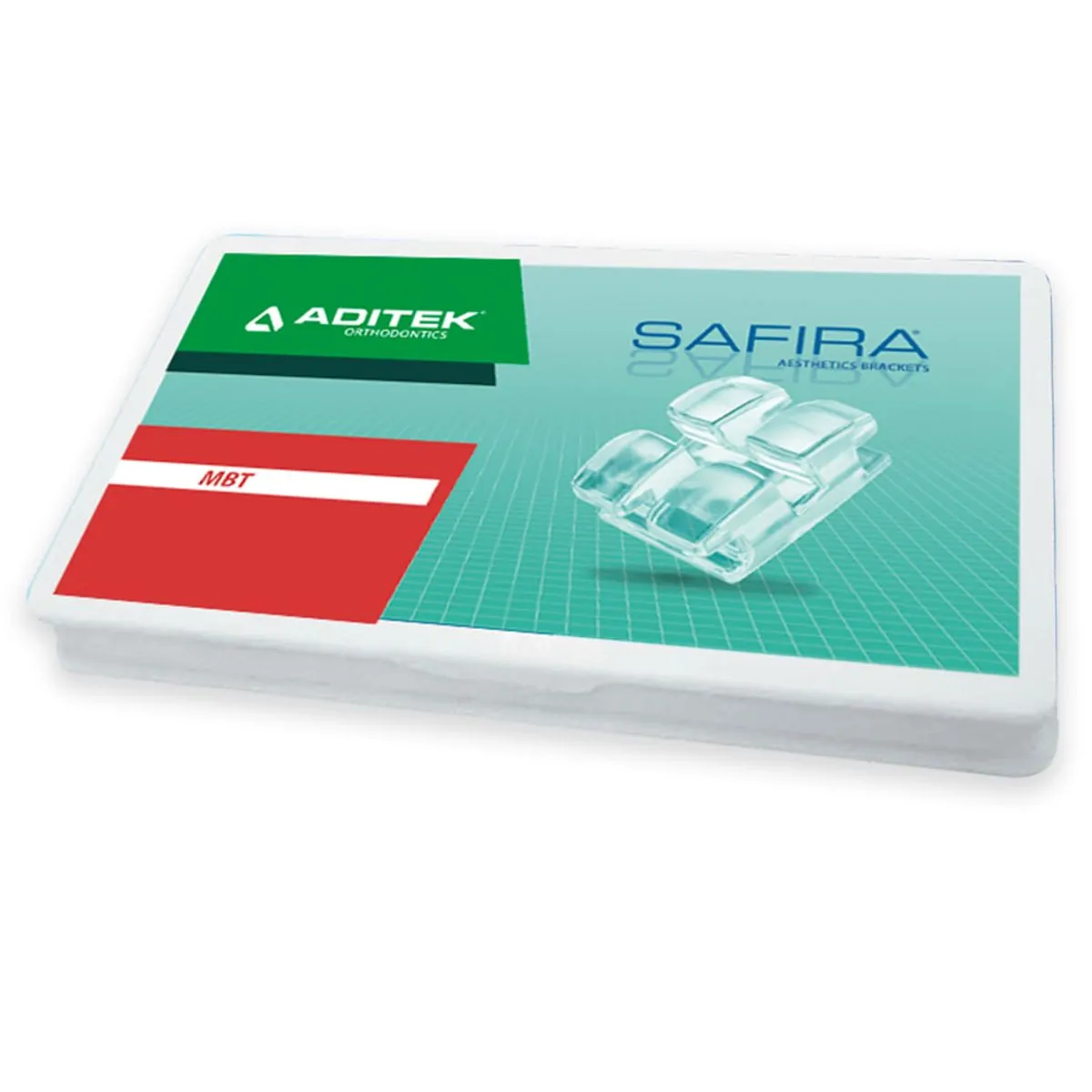 05.15.0890 Kit Vector+ 5x5 Safira .022 MBT Com Gancho 3,4,5 1 Caso - Aditek