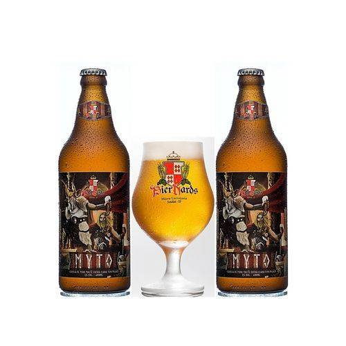 Kit Pilsen 02 Cervejas Myto Pilsen De 600ml E 01 Copo Dublin