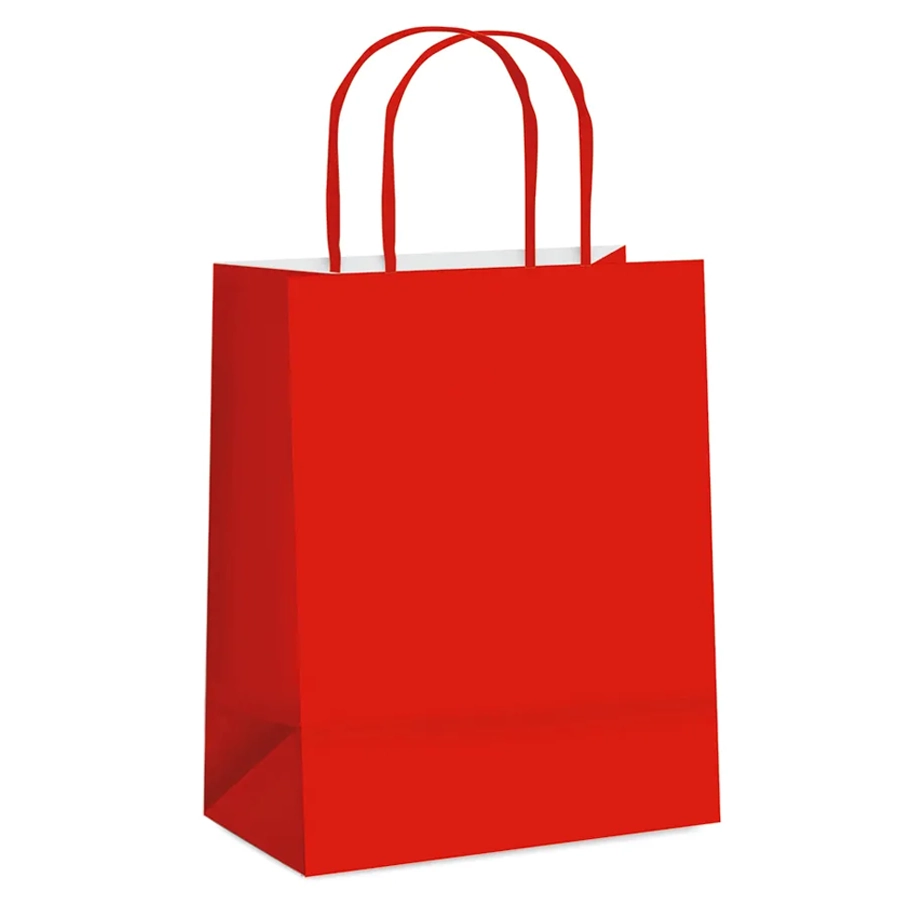 Crom Sacola Papel Vermelh Gg 39x32x16 Un Un