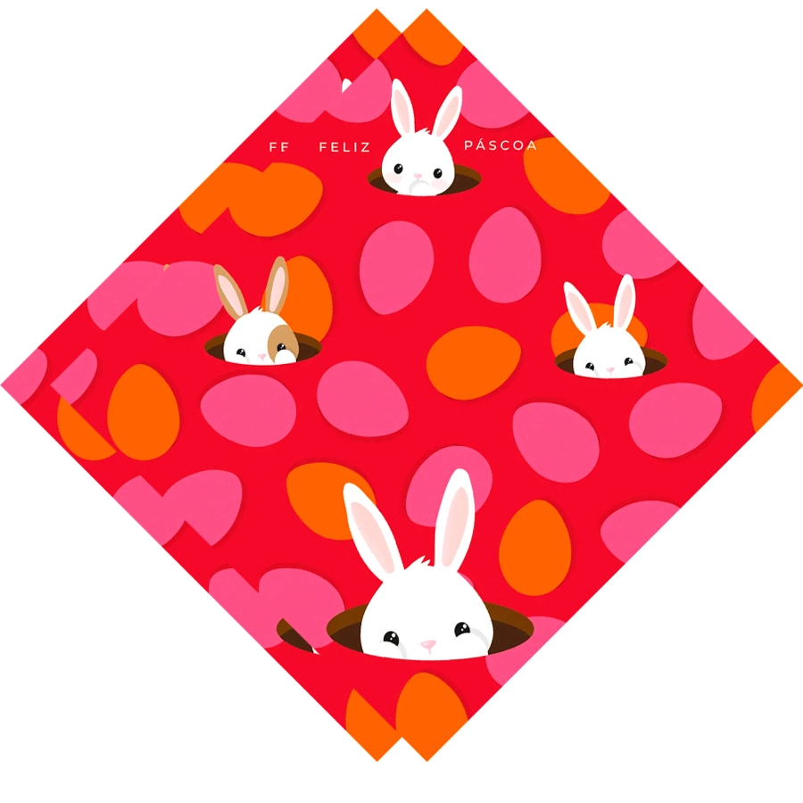 Saco Express 35x35cm Coelh Sai Da Toca Rs 25un 88500324 Cromus