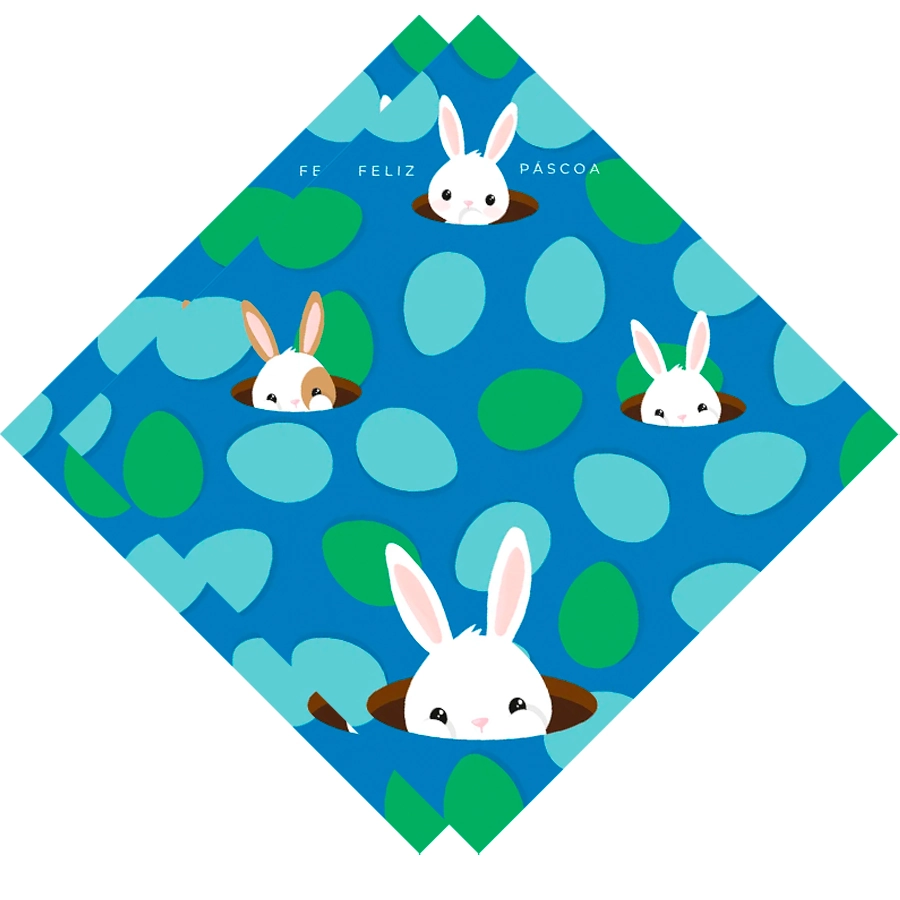 Express 35x35 Coelhinho Sai Da Toca Azul Cromus