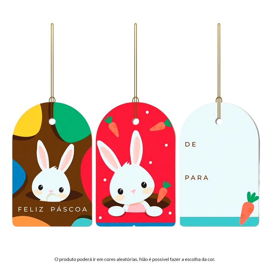 Tags De/para Coelhinho Sai Da Toca 5x8cm 12un 18000129 Cromus