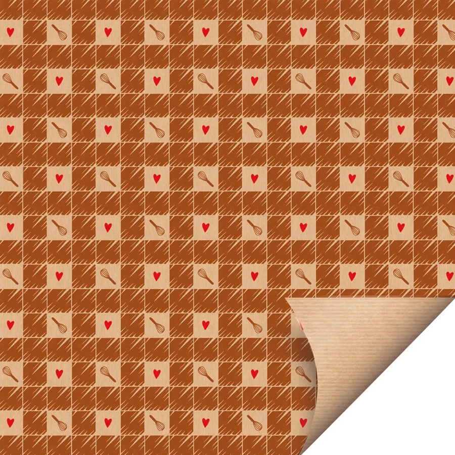 Folha Pap Kraft Feito C.amor Sweet Mrr 69x89cm 25un 77000623