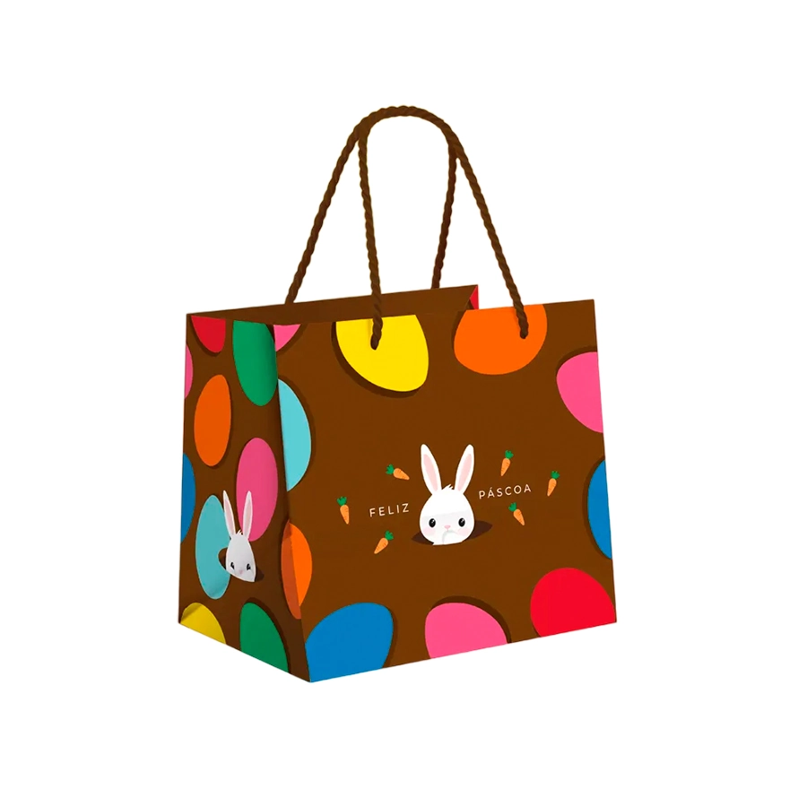 Sacola Premium P M.ovo Coel Sai Da Toca M 30x26x14cm 14001732 Cromus