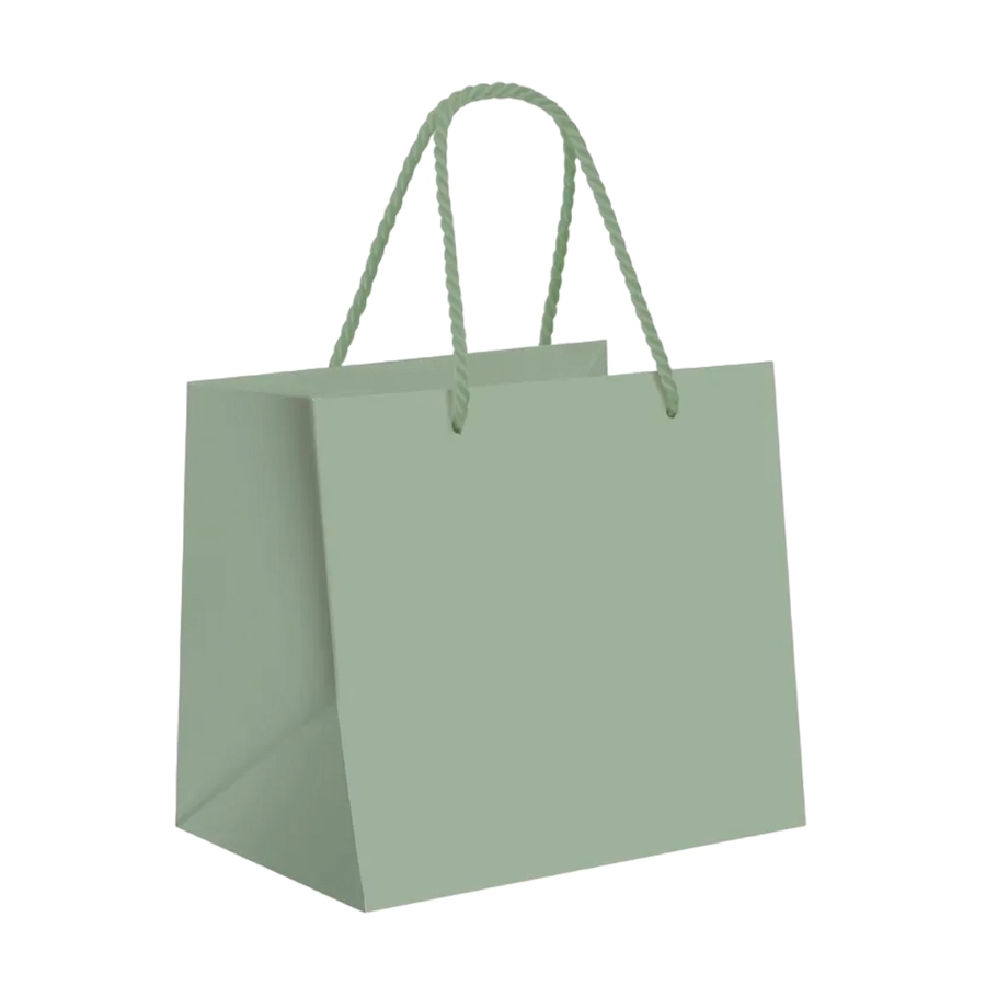 Sacola Premium P M.ovo Salvia M 30x26x14cm 14001756 Cromus