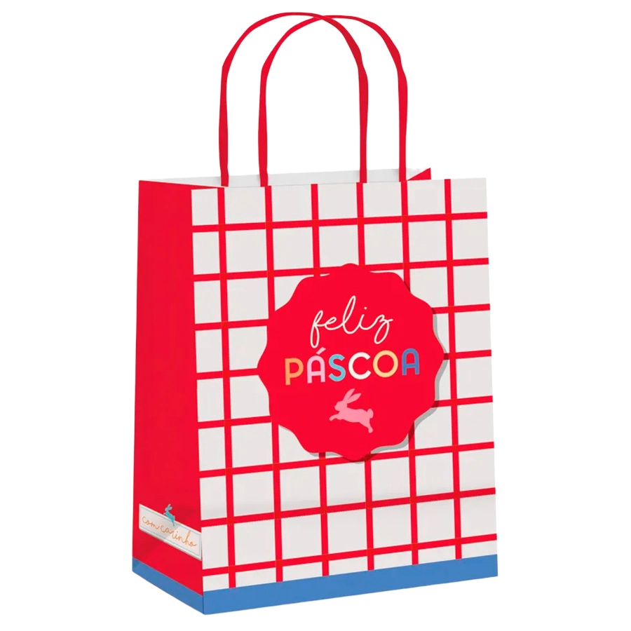 Sacola Pap Feelings Verm P 21,5x15x8cm 14001715 Cromus