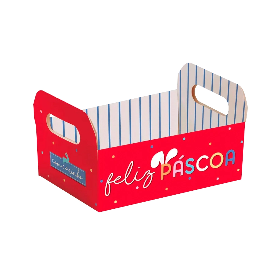 Caixote Cartao Feelings M 22x15x8cm 13006450 Cromus