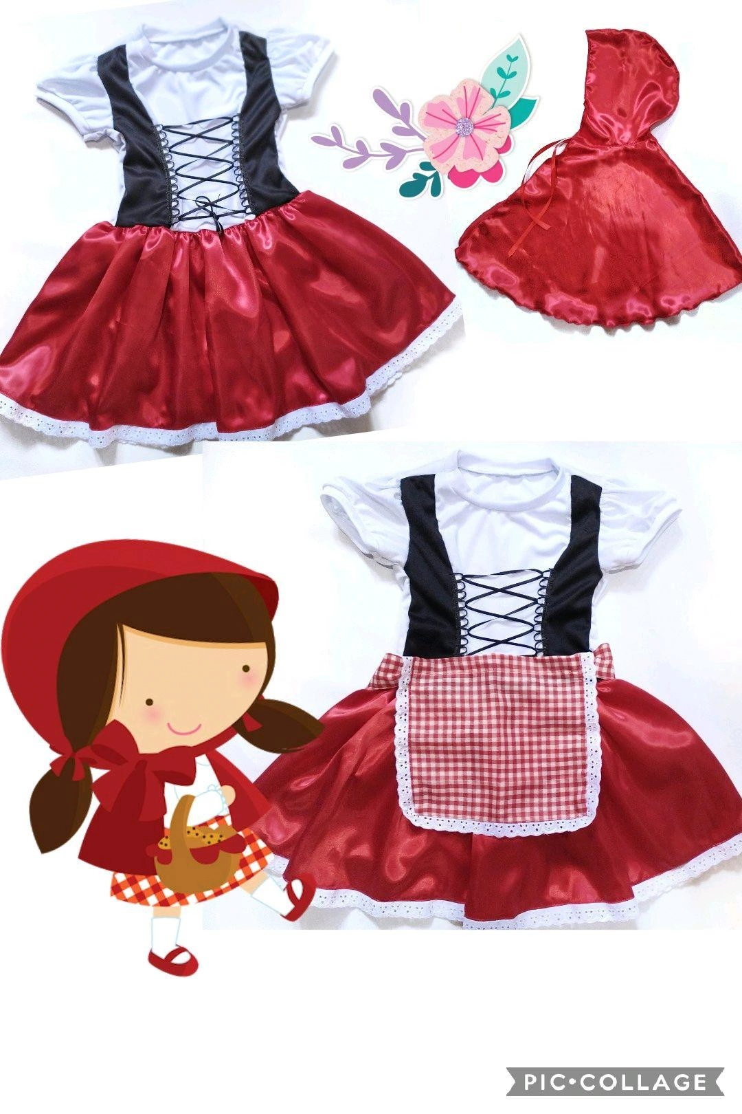 Fantasia Chapeuzinho Vermelho Tam:4