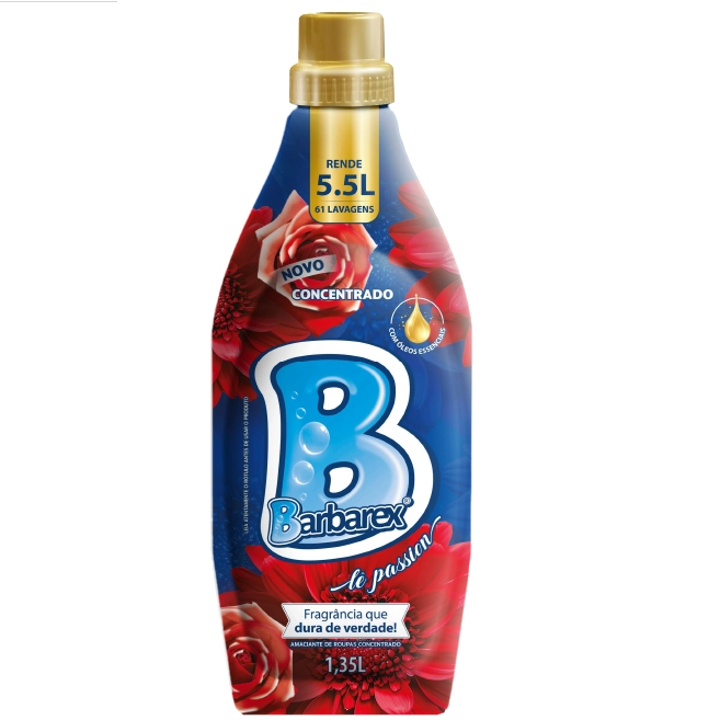 Amaciante Barbarex Concentrado Passion 1.350lt