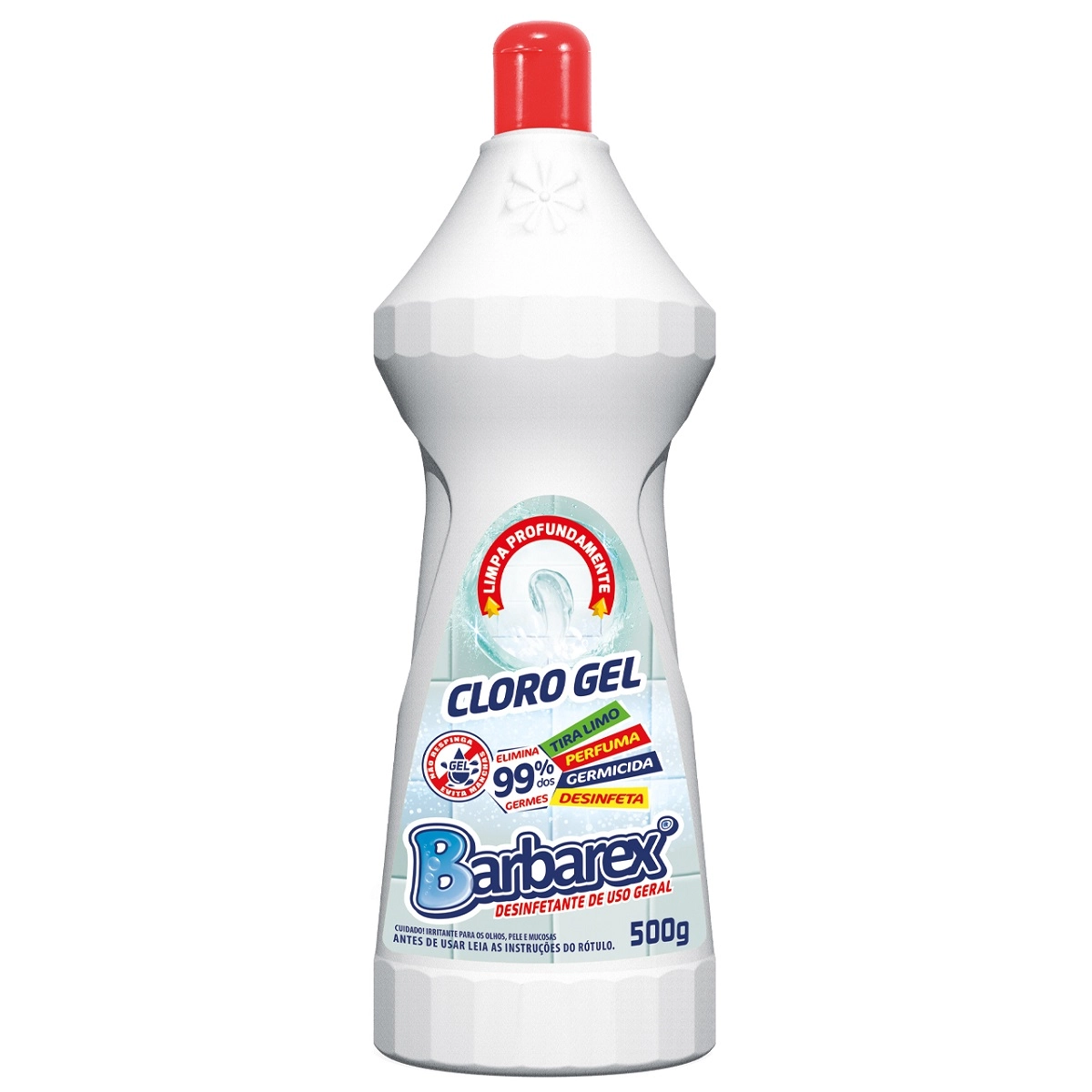Desinf Barbarex 500g Cloro Gel