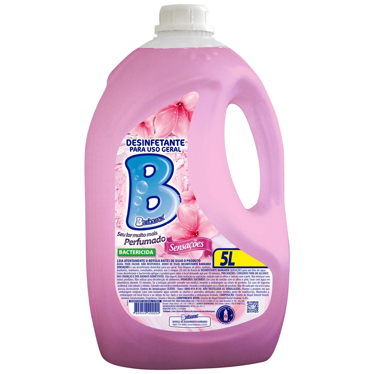 Desinfe Barbarex Sensacoes 5l