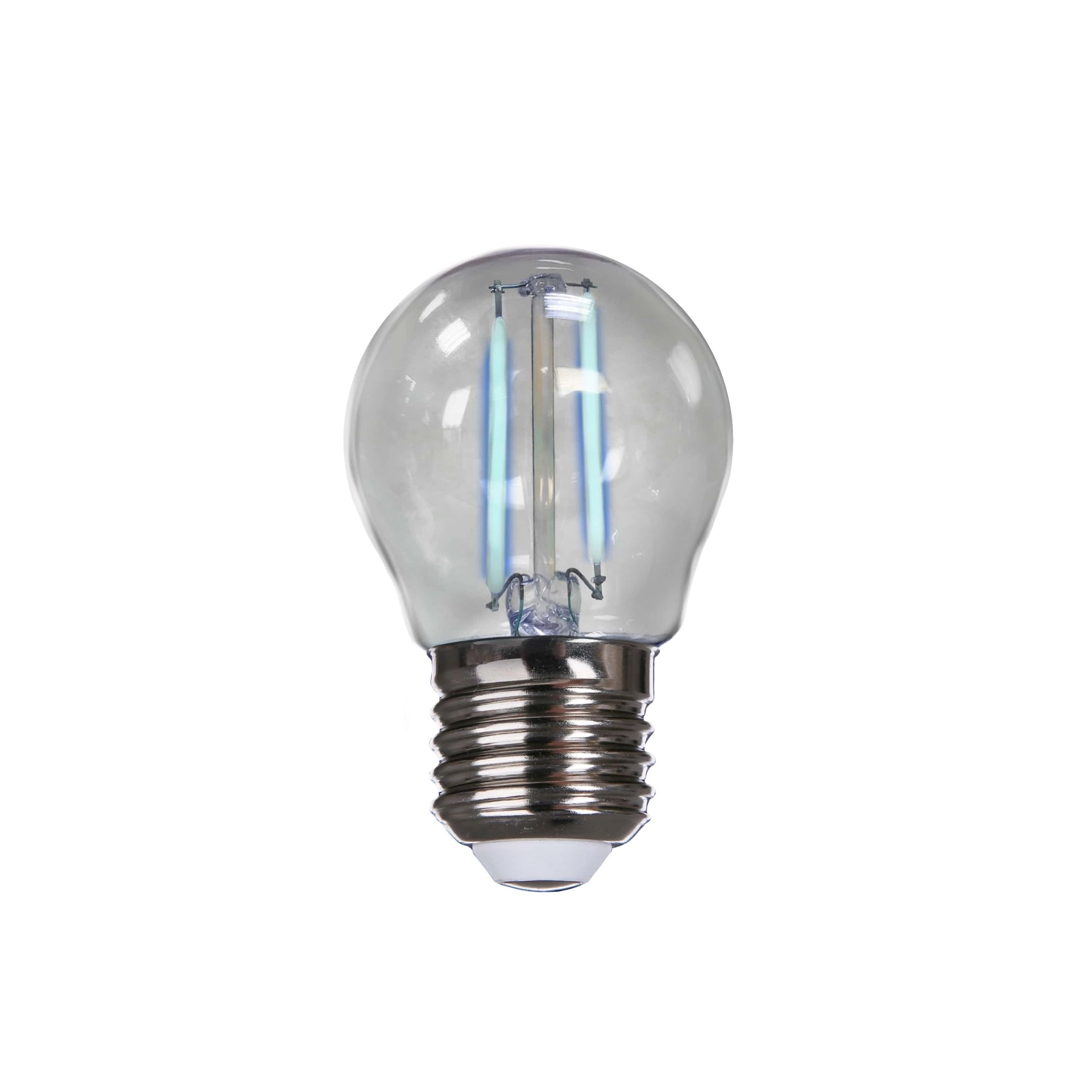 Lâmpada de LED Filamento Bolinha 2W Luz Azul Bivolt Avant Iluminação