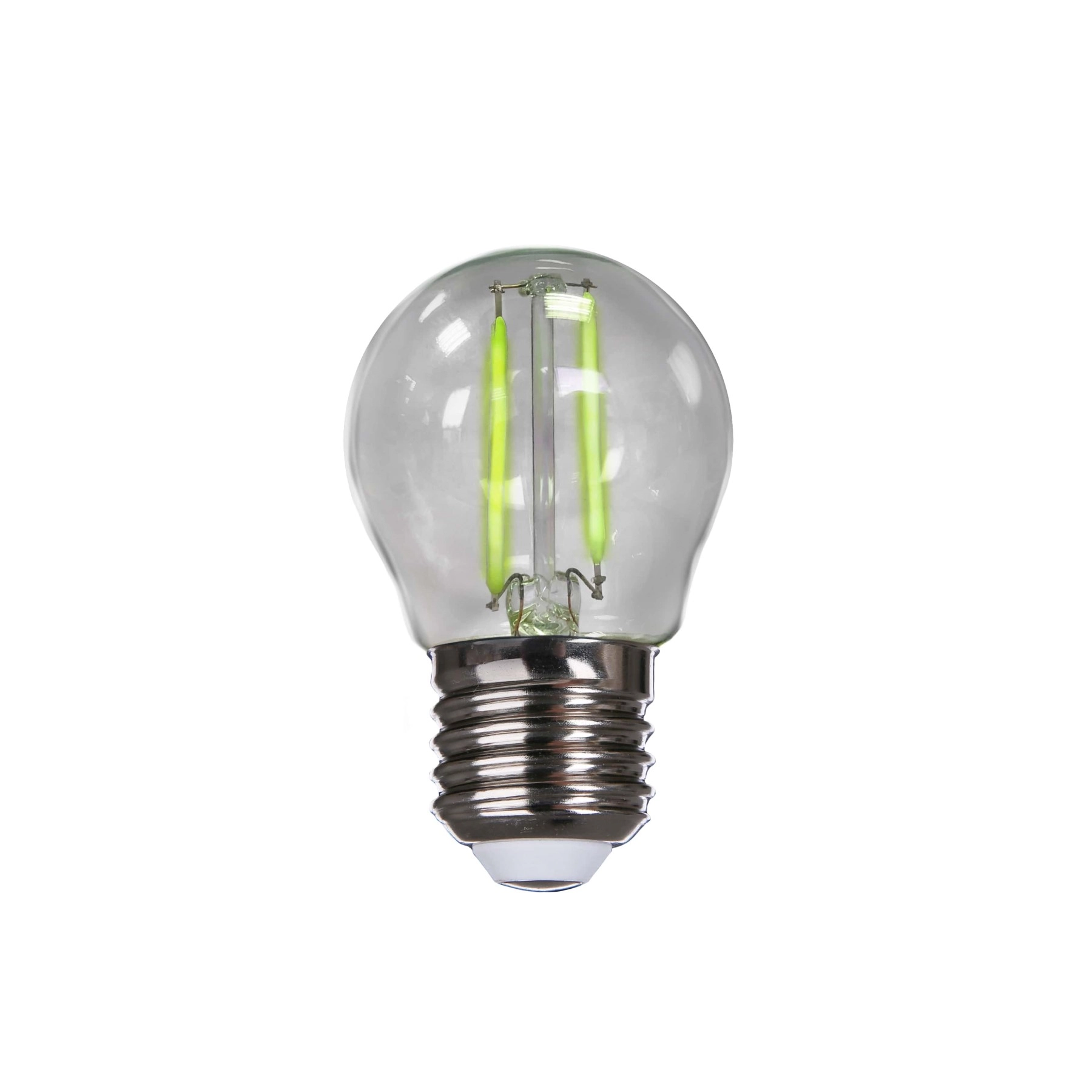 Lâmpada de LED Filamento Bolinha 2W Luz Verde Bivolt Avant Iluminação